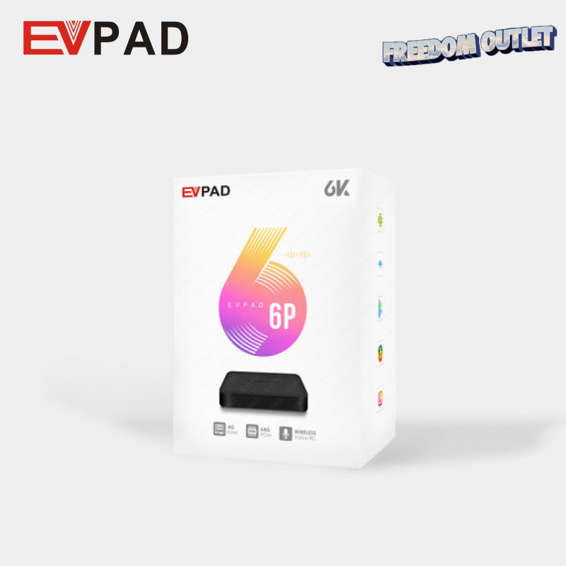 易播盒子 EVPAD 6P 智能電視盒 6代 AI語音版 4+64GB 安卓10.0系統