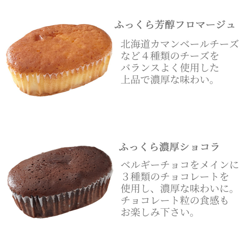 日本GV 甜蜜航情 法式梳乎厘 芝士、朱古力蛋糕禮盒 (1盒5件)【市集世界 - 日本市集】