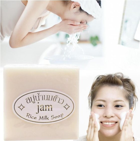 Elife 泰國JAM 65克原始手工製作天然米奶皂 (1個)