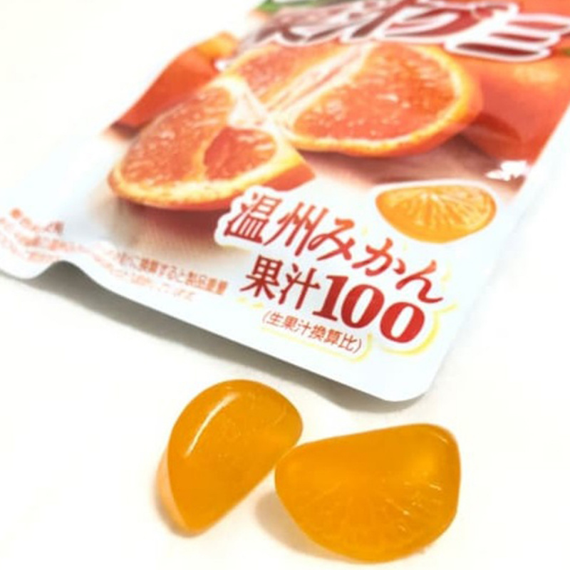 日版 明治 果汁100 香橙軟糖 51g (2件裝)【市集世界 - 日版市集】
