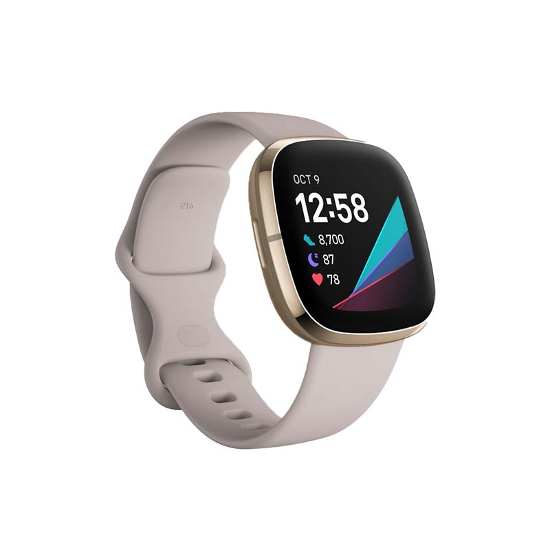 Fitbit Sense 進階健康智慧手錶 (黑色/白色)