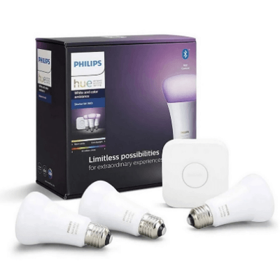 Philips 飛利浦 HUE 9W E27 White & Color Ambiance Bulb Starter Kit (Bluetooth) 入門套件 A60