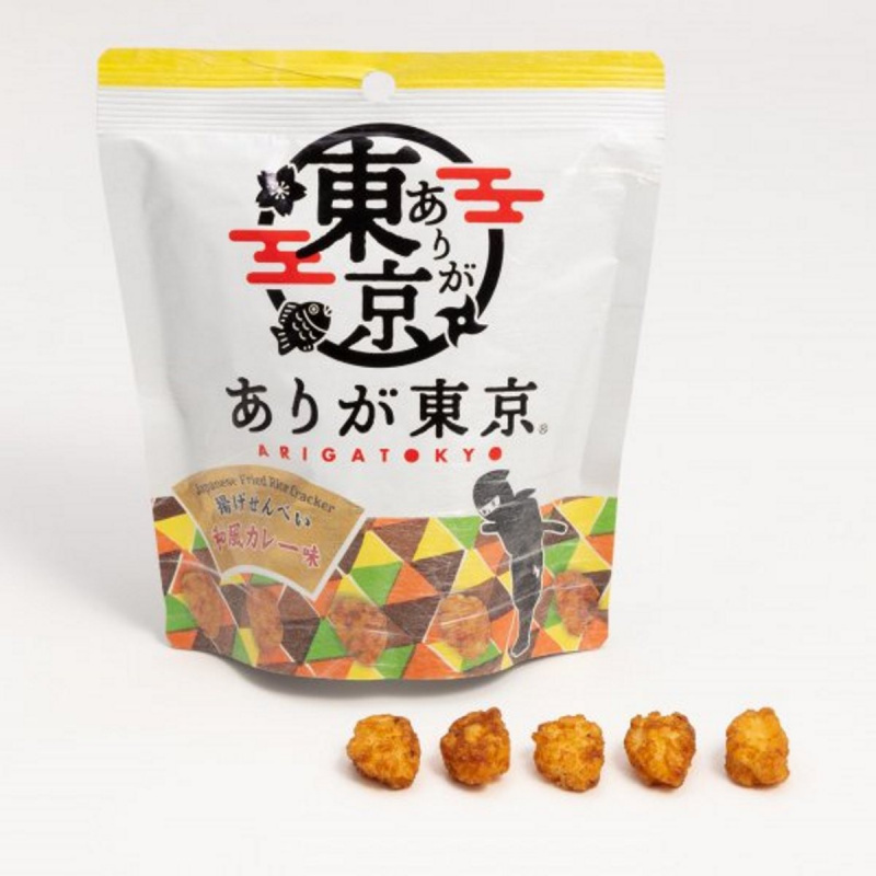 日本 吉村 東京慶謝 日式咖哩味 香脆米餅 45g【市集世界 - 日本市集】