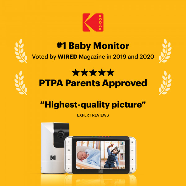 Kodak CHERISH C525  智能視頻嬰兒監視器【香港行貨保養】