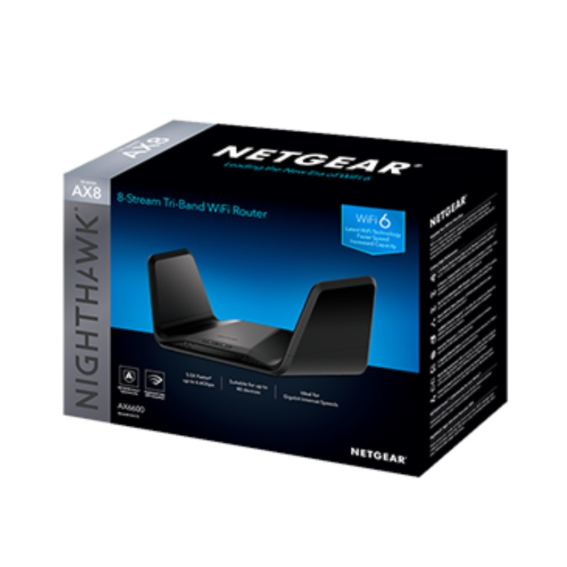 Netgear Nighthawk 8-Stream Tri-Band WiFi 6 Router RAX70 【香港行貨保養】