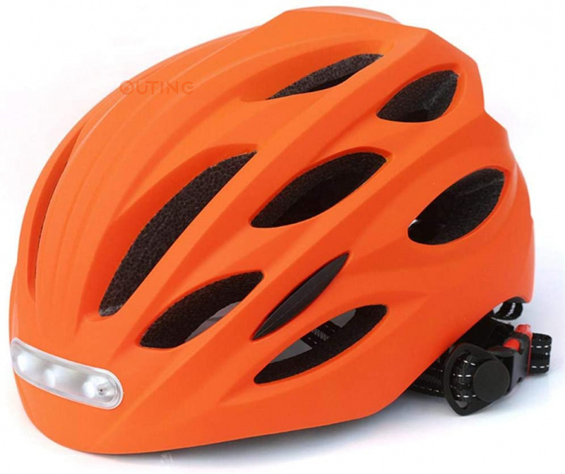 MTB 閃燈單車安全頭盔 [4色]