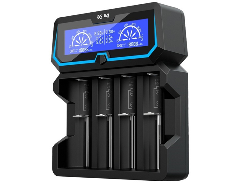 Xtar X4 加長版 USB / AC 四槽快速充電器 可充保護版21700 香港行貨