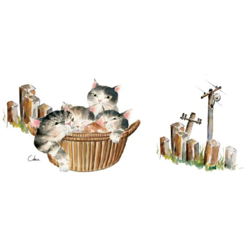日本 貓雜貨 島貓系列 日本製瓷碗 三花貓 (496)【市集世界 - 日本市集】