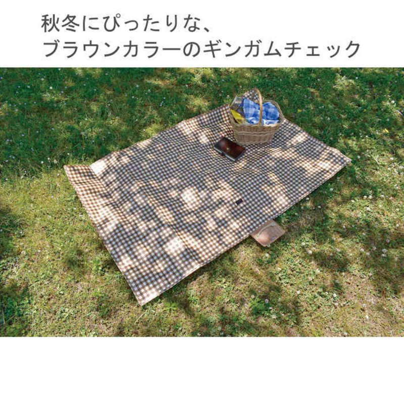 日本Olivia 休閒編籃 摺疊野餐墊 大格藍色 (384)【市集世界 - 日本市集】