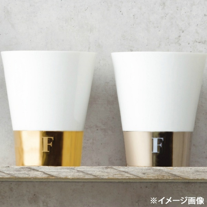 日版Fauchon Paris 金銀高貴 日本製 對裝瓷杯 禮盒 禮盒套裝 (579)【市集世界 - 日本市集】
