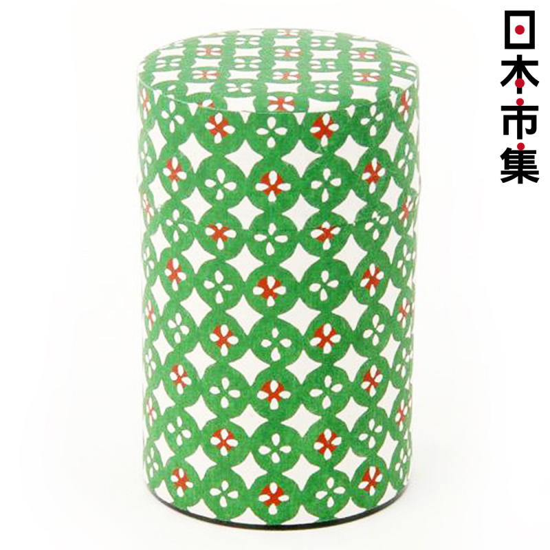 日本 傳統和紙 日本製 四葉草 防潮茶葉罐【市集世界 - 日本市集】