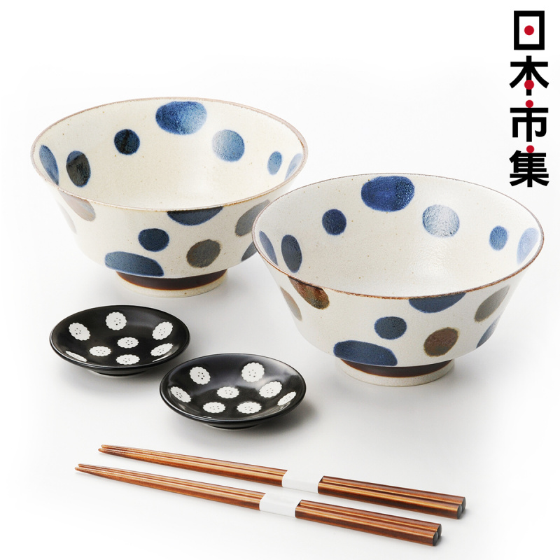 日本Mino-Yaki  美濃燒 和式 日本製 對裝瓷碗餐具 禮盒 禮盒套裝【市集世界 - 日本市集】