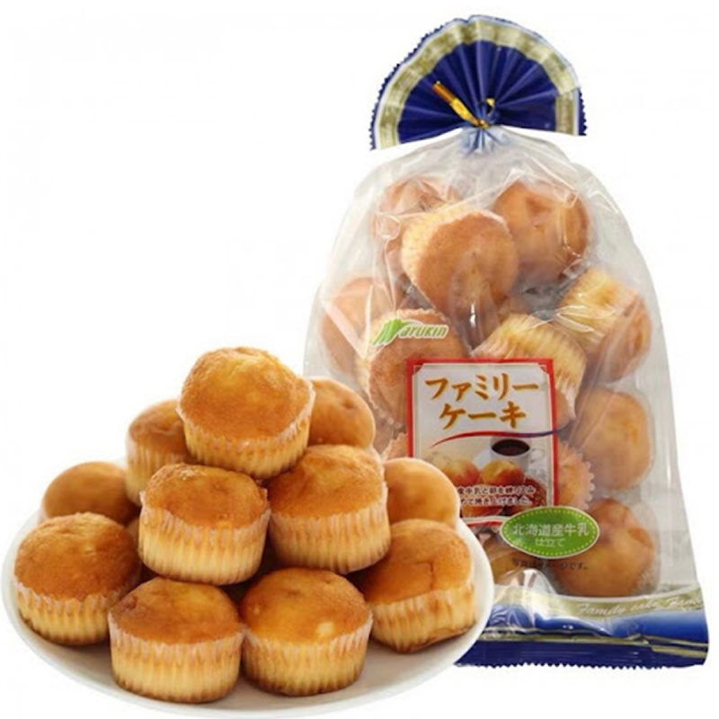 日本 丸金 北海道牛乳小蛋糕 (1袋16件)【市集世界 - 日本市集】