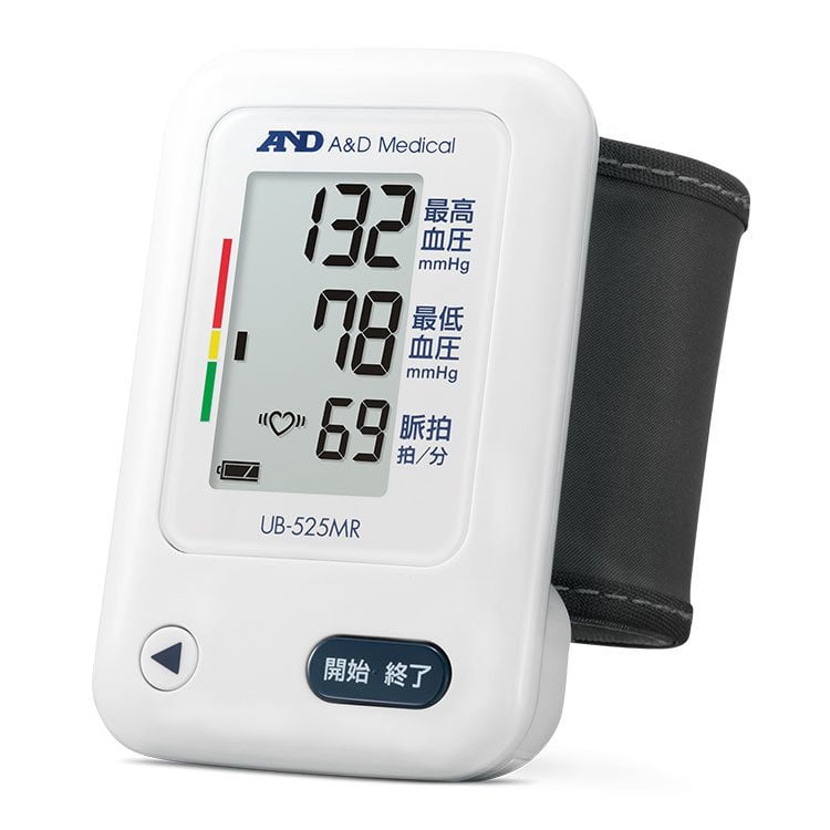 日本直送 AND UB525MR 手腕式多功能血壓計 (60回記憶+心律不正提示) 10年品質保証 (門市現金優惠價$250)