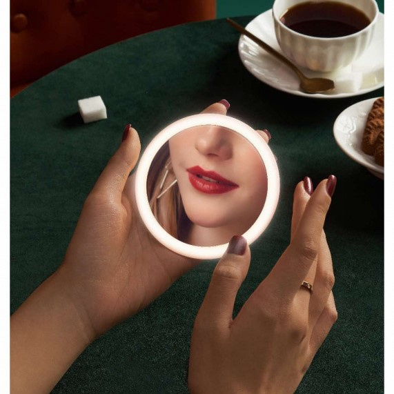 MINE MIRS 次世代智能女神 LED魔鏡 化妝鏡 [8CM/10CM] (2色)