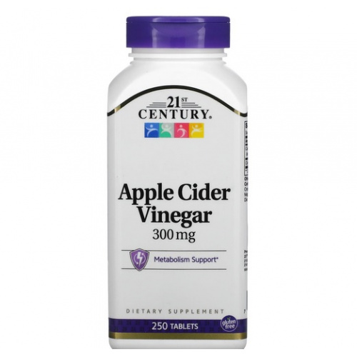 21st Century Health Care Apple Cider Vinegar 強效蘋果醋 300mg [250粒]