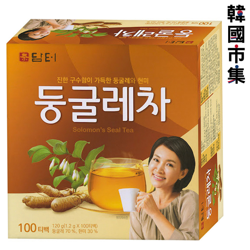 韓國 丹特 養生茶包 烤糙米玉竹茶 (1盒100條)【市集世界 - 韓國市集】(平行進口)