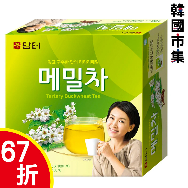 韓國 丹特 養生茶包 蕎麥茶 (1盒100條)【市集世界 - 韓國市集】(平行進口)