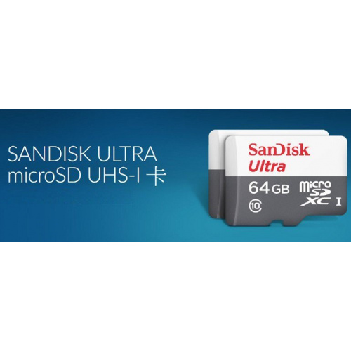 SanDisk ULTRA microSD UHS-I 記憶卡 [64GB]