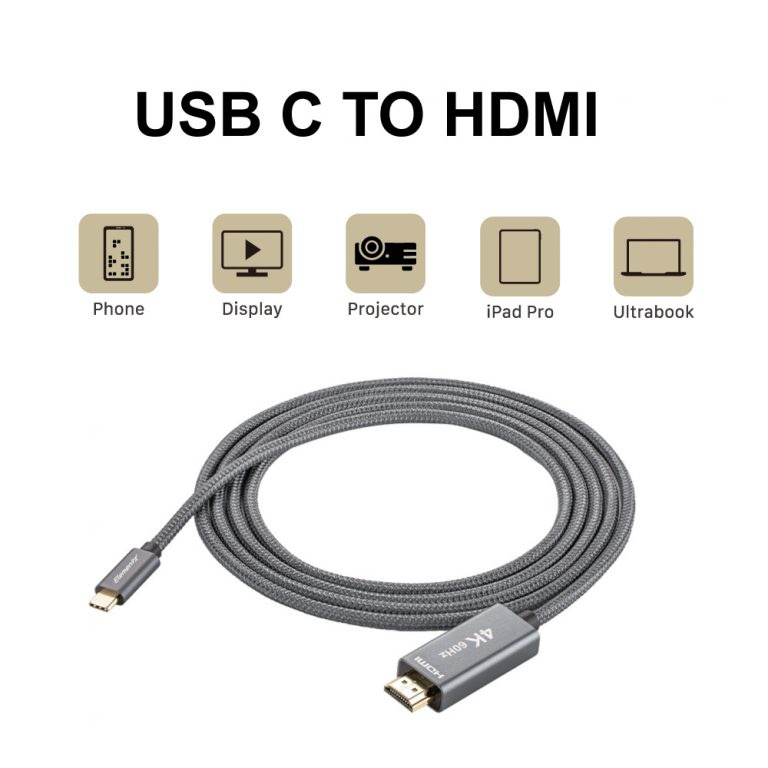 Elementz Type-C to HDMI 4K超高清2米接線 HDMI-C4K