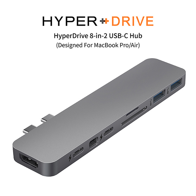 HyperDrive GN28D / Pro 8-in-2 USB-C Hub