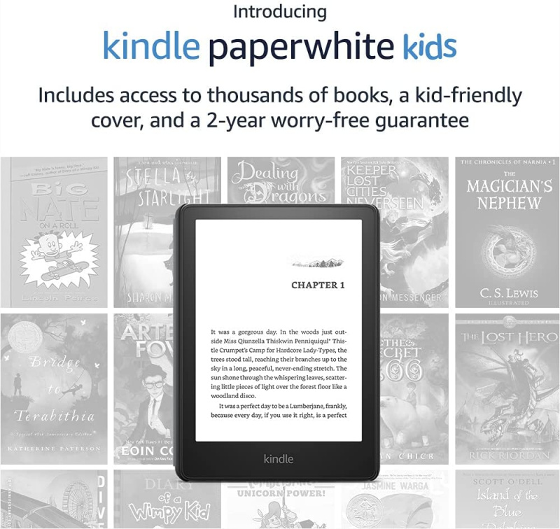6.8''Kindle Paperwhite5 (11th) Kids 電子書閱讀器 [附送原裝皮套]