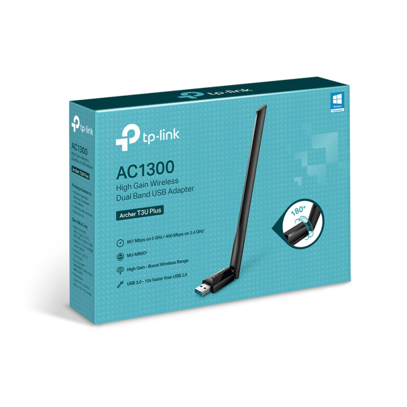 TP-Link Archer T3U Plus AC1300 高增益無線雙頻 USB 網卡
