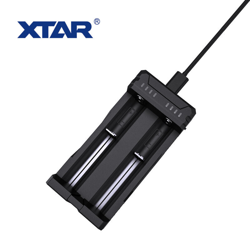 XTAR FC2 18650 21700 0.5A/1A/2A USB充電器