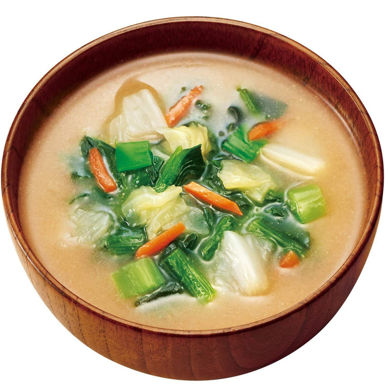 日本 天野食品 沖泡即食湯 減塩25% 野菜味噌湯 5包裝【市集世界 - 日本市集】