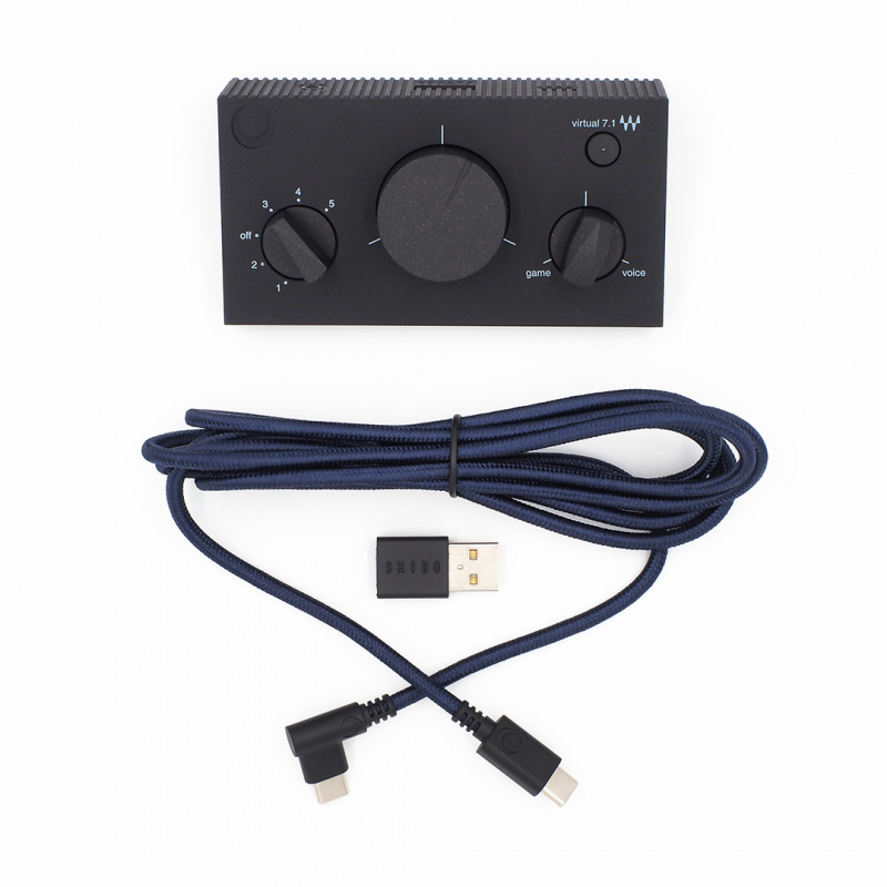 SHIDO:001 + SHIDO:002  電競遊戲監聽耳機及 USB DAC耳擴連音效控制器組合