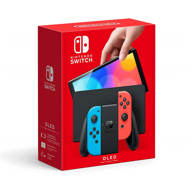 Nintendo Switch 遊戲主機(OLED款式) 64GB [2色]