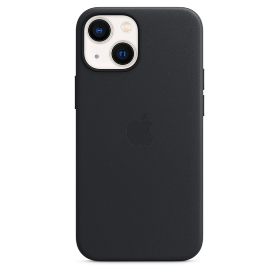 Apple iPhone 13 mini MagSafe 皮革護殼 [午夜暗色]