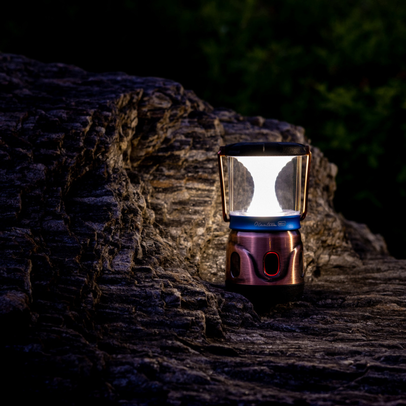Olight O'Lantern Mini USB充電 冷白+紅光 營燈 復古銅色
