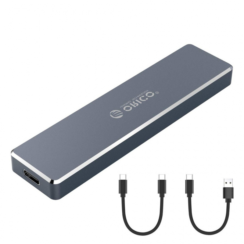 ORICO Aluminum USB3.1 Gen2 Mini Clip-open M.2 M-Key NVME SSD Enclosure [PVM2-C3][2色]