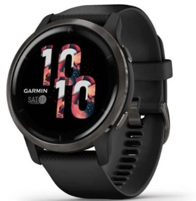 Garmin Venu 2 GPS 智慧腕錶 - 中文版 [黑/藍]