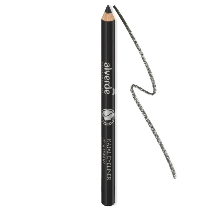 德國Alverde 天然彩妝 眼線筆 有機素材搭配 鉛筆芯式 黑色 (01) 1.1g【市集世界 - 德國市集】