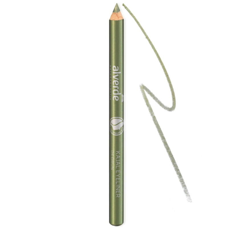 德國Alverde 天然彩妝 眼線筆 有機素材搭配 鉛筆芯式 綠色 (04) 1.1g【市集世界 - 德國市集】