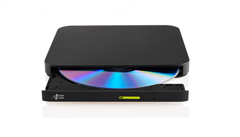 Hitachi-LG Slim Portable DVD-Writer for Multi OS GP96