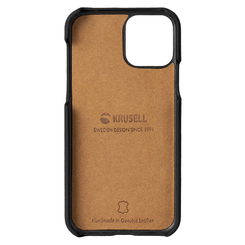 Krusell Sunne 2 Card iPhone 11 Pro Case-真皮皮套 復古黑色Vintage Black - (KSE-61789)