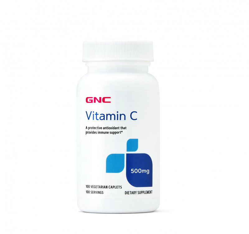 GNC 皇牌維生素 Vitamin C 500mg 素食膠囊 [100粒]