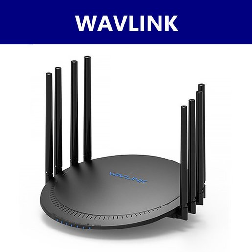 Wavlink QUANTUM T8 - AC3000 MU-MIMO Tri-band Smart Wi-Fi Router with Touchlink