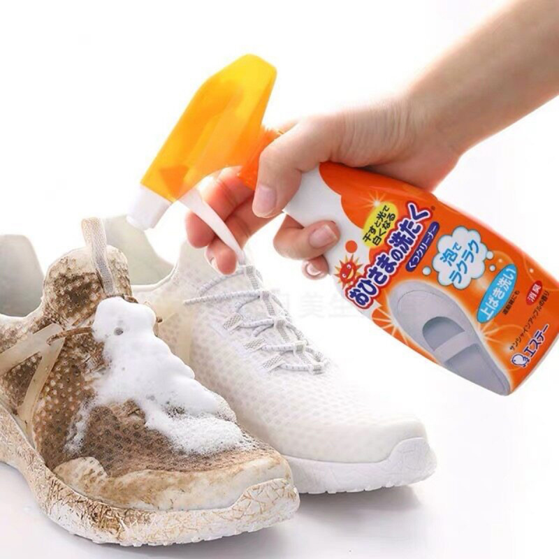 日本 雞仔牌 日本製 運動小白鞋 去污清潔噴霧 240ml (684)【市集世界 - 日本市集】