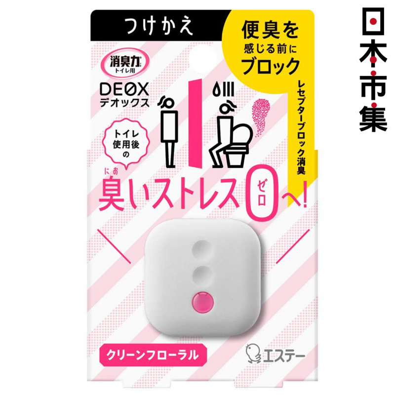 日本 雞仔牌 消臭力DEOX 粉紅花香味廁所除臭劑 補充裝 6ml (157)【市集世界 - 日本市集】