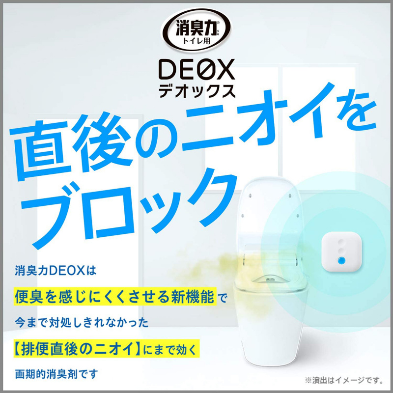 日本 雞仔牌 消臭力DEOX 藍香皂味廁所除臭劑 6ml (072)【市集世界 - 日本市集】