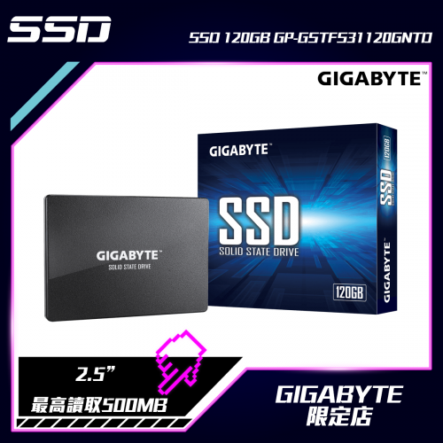 GIGABYTE 2.5" 固態硬碟 120GB