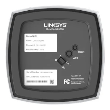 Linksys Velop MX8400 WiFi 6 AX4200 Mesh 三頻 無線路由器 (2件裝)