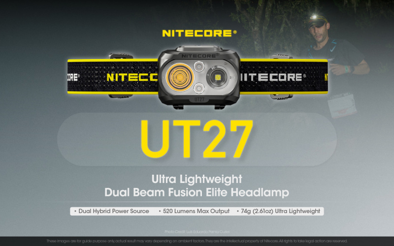 Nitecore UT27 PRO Type-C/AAA三色光頭燈 [雙電版]