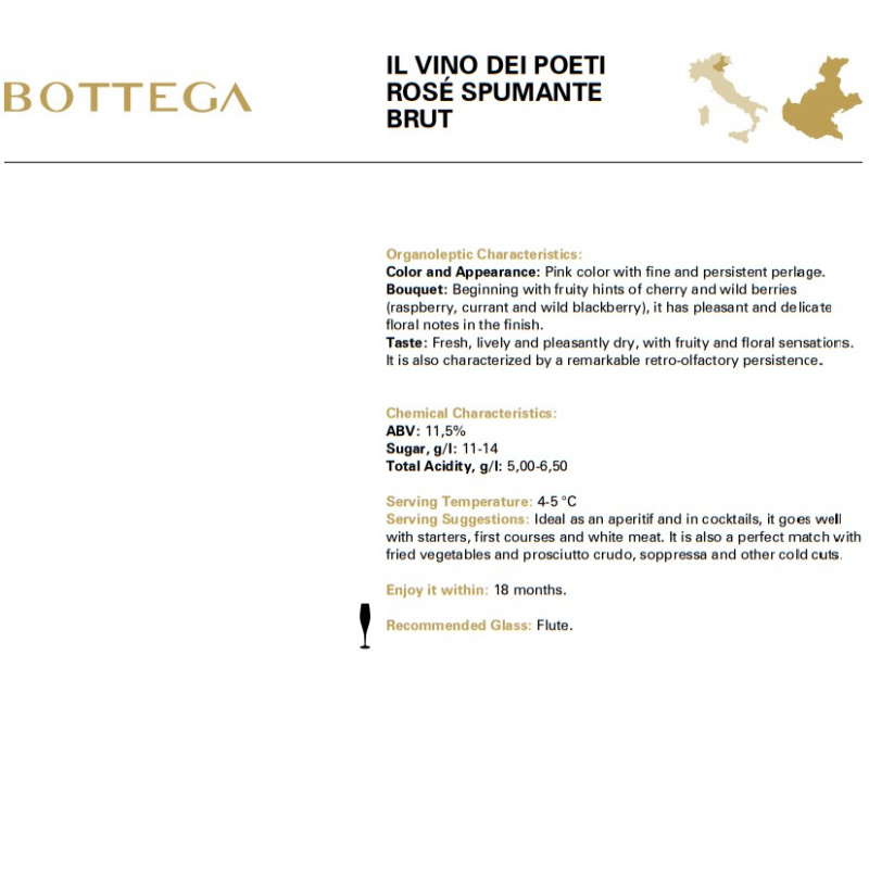 Bottega Venezia DOC Rose 氣泡酒