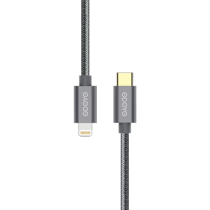 Odoyo Metallic Lightning to Type-C Fast Charge & Sync Cable