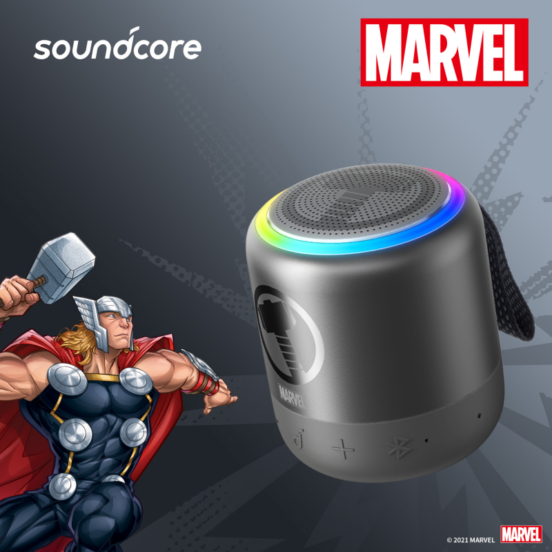 Anker SoundCore Mini 3 Pro 防水幻燈藍牙喇叭 - MARVEL 特別版
